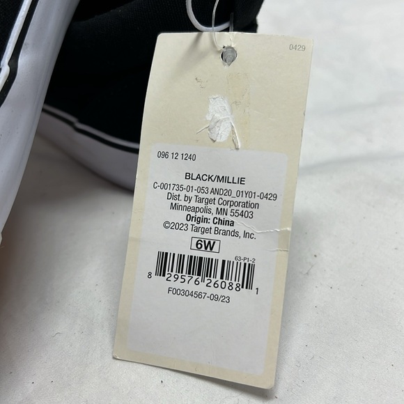 Millie black slip on sneakers - Picture 4 of 7